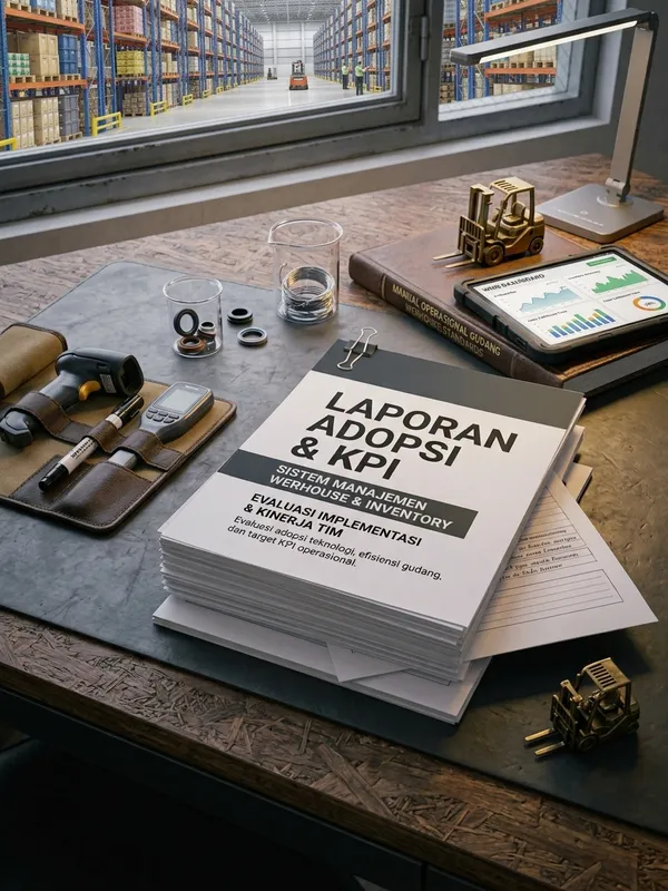 Dokumen tercetak & berjilid: Laporan Adopsi & KPI